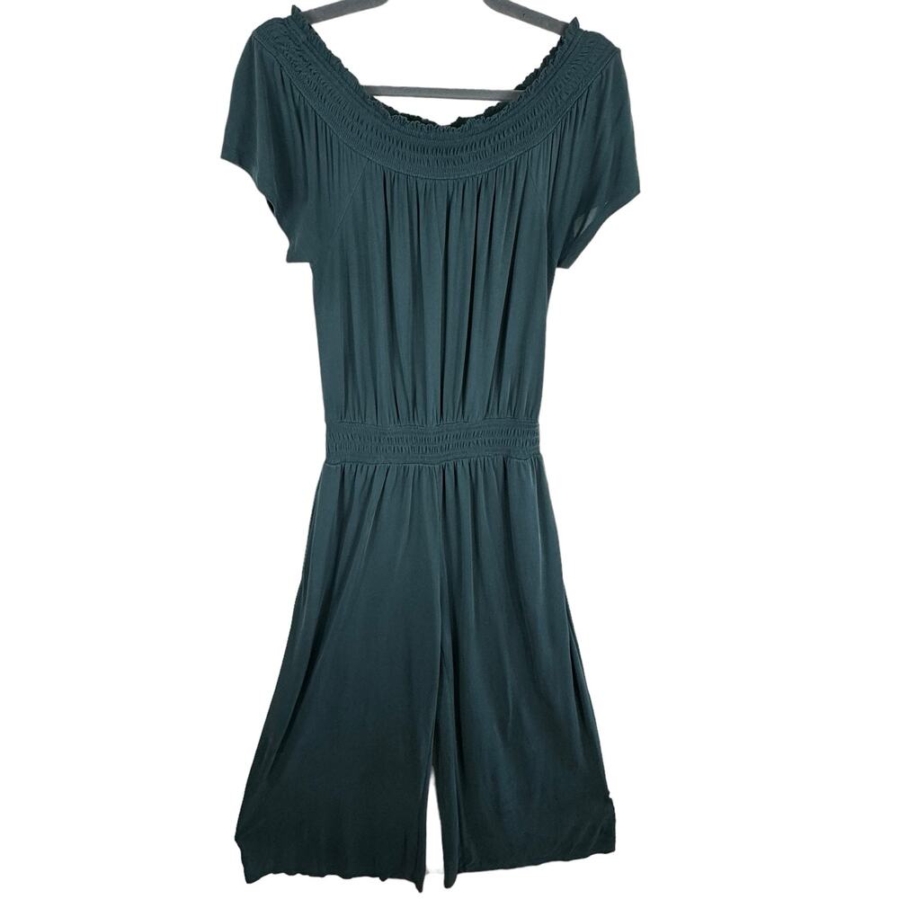 Anthropologie Teal Jumpsuit